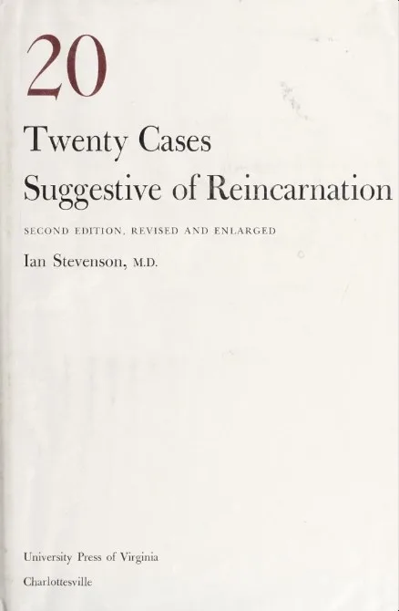 Portada de Twenty Cases Suggestive of Reincarnation